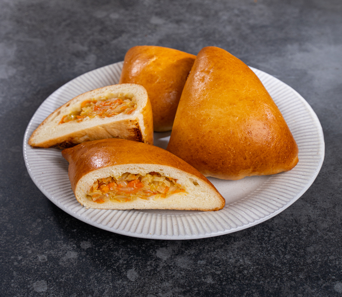 ГБ Пирожки Печеные с Капустой 3*100 г