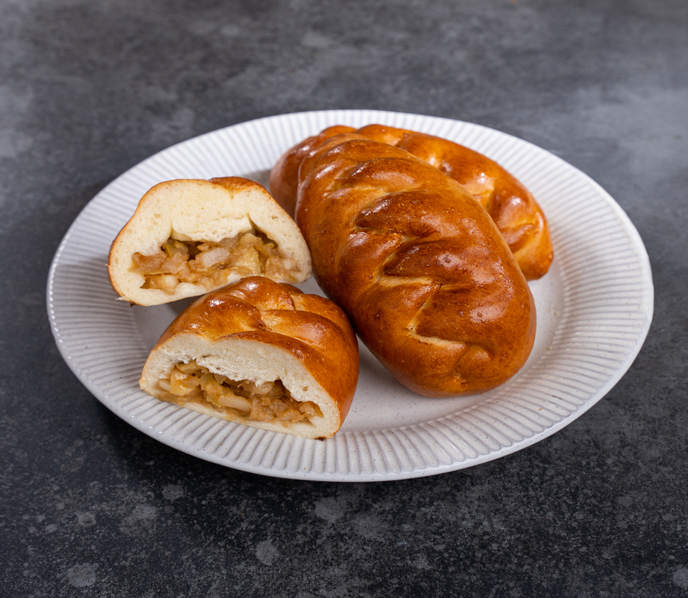 ГБ Пирожки Печеные с Яблоком 3*100 г